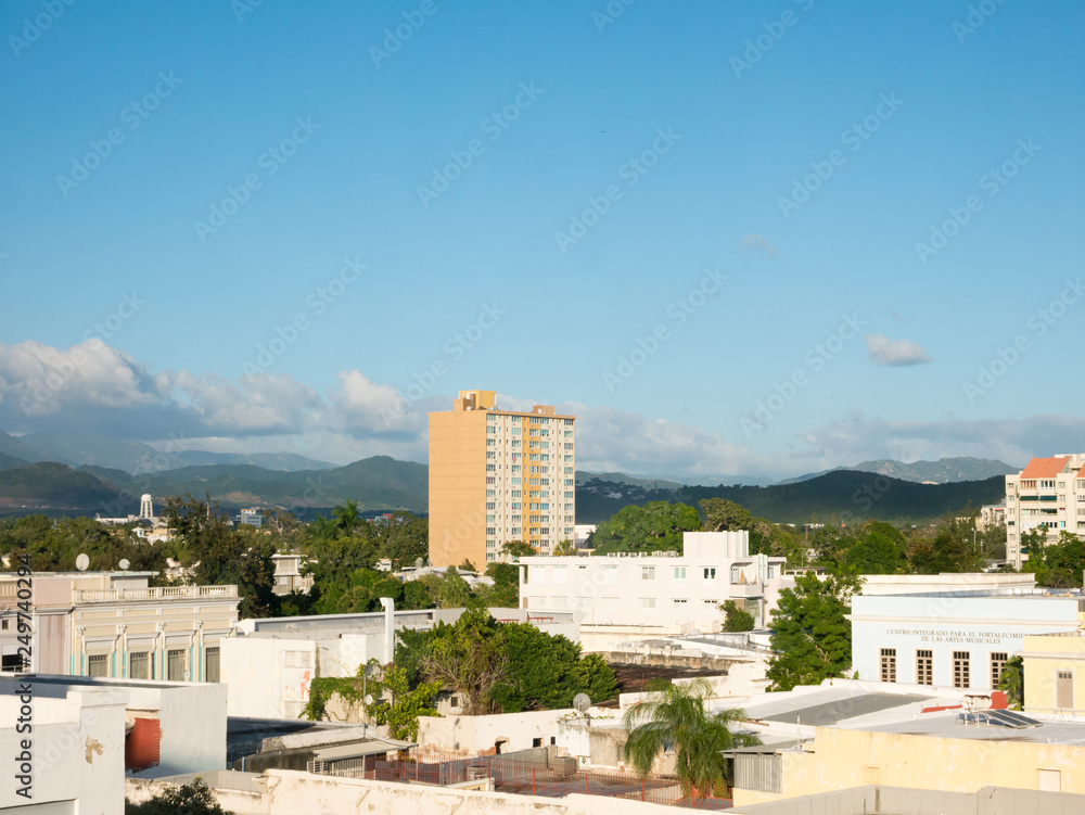 Φωτογραφία The old town of the city of Ponce in Puerto Rico, United States.
