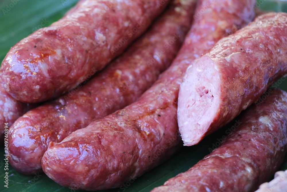 sausage asia for cooking at street food sausage asia for cooking at street food