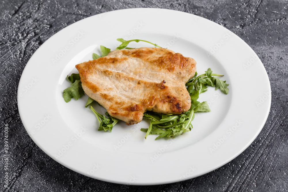 fresh delicious tasty grilled roasted juicy meat on plate fresh delicious tasty grilled roasted juicy meat on plate