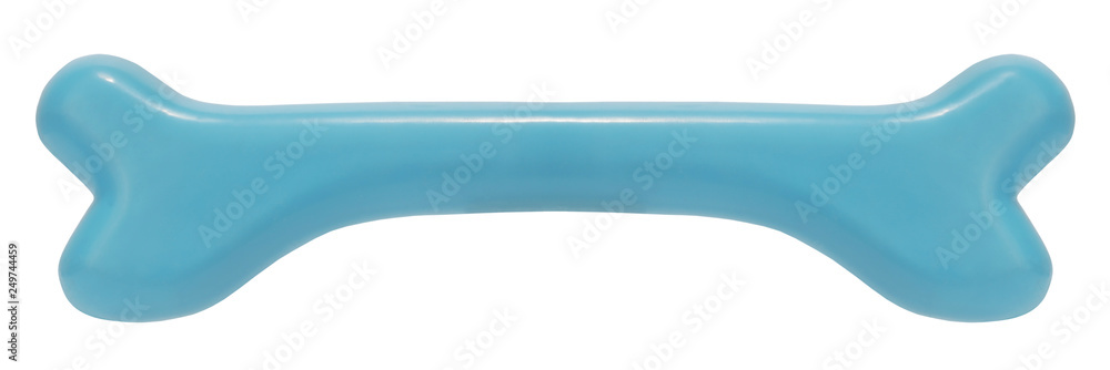 Dog bone blue rubber pet toy Dog bone blue rubber pet toy