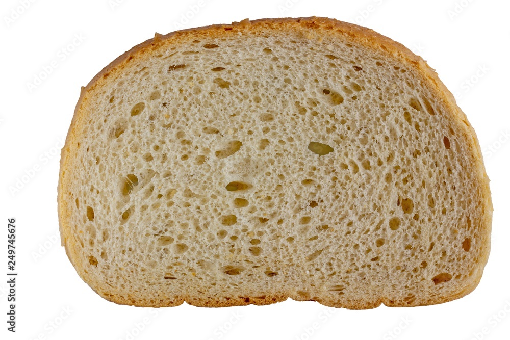 piece of bread isolated on white piece of bread isolated on white