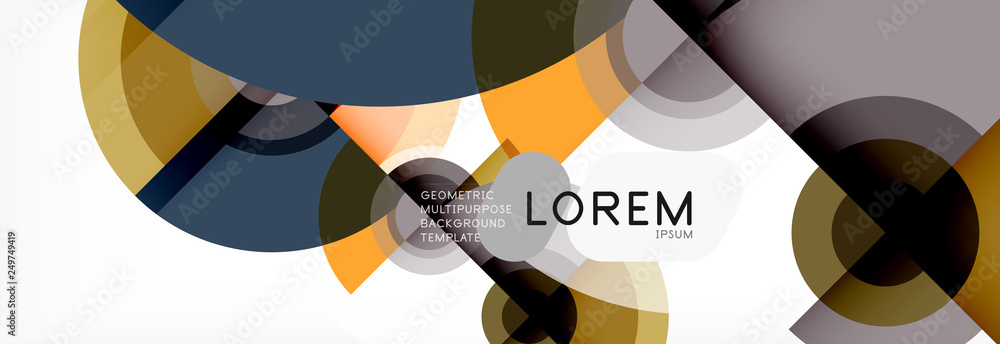 Modern circle background Modern circle background