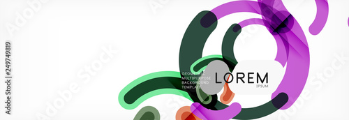 Circular lines design background