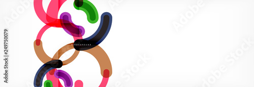 Circular lines design background