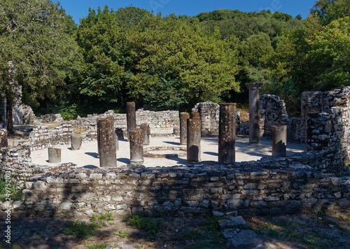 Butrint achaeological park in Albania 