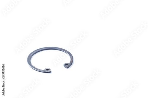 snap ring for car repair. on a white background