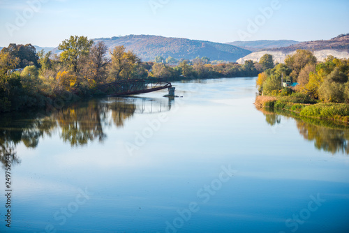 Autumn landscape on the river © somra