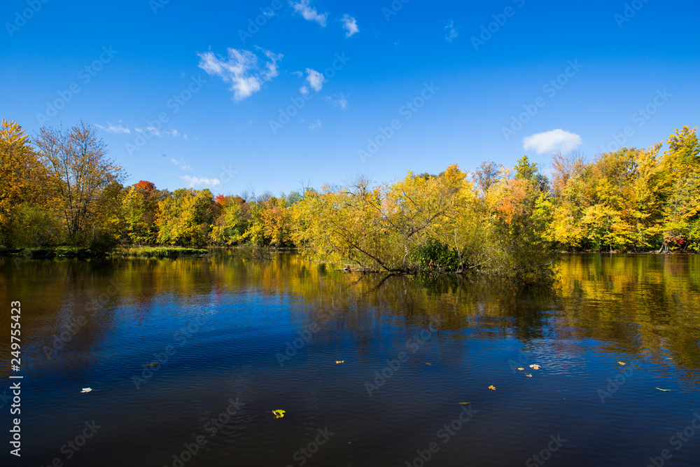 Canadian autumn reflection