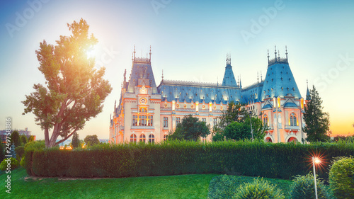 Fotografie The Palace of Culture edifice in Iasi, Romania.