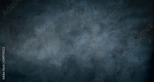 Fotografie, Obraz bstract Grunge Decorative Black and Grey Wall Background