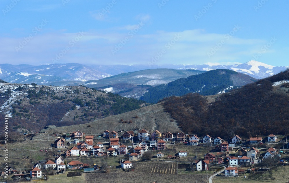 Fototapeta premium panorama of the city
