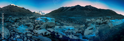 Mt.Everest  Dzakar Chu Valley  Tibet China