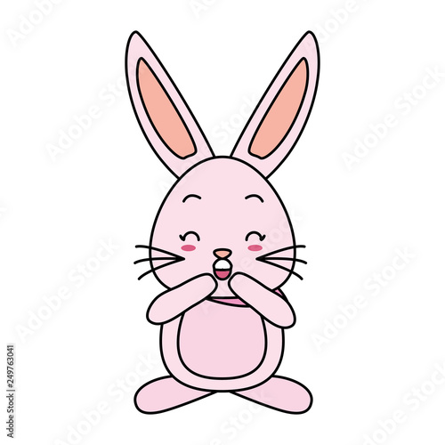 cute rabbit cartoon © Gstudio