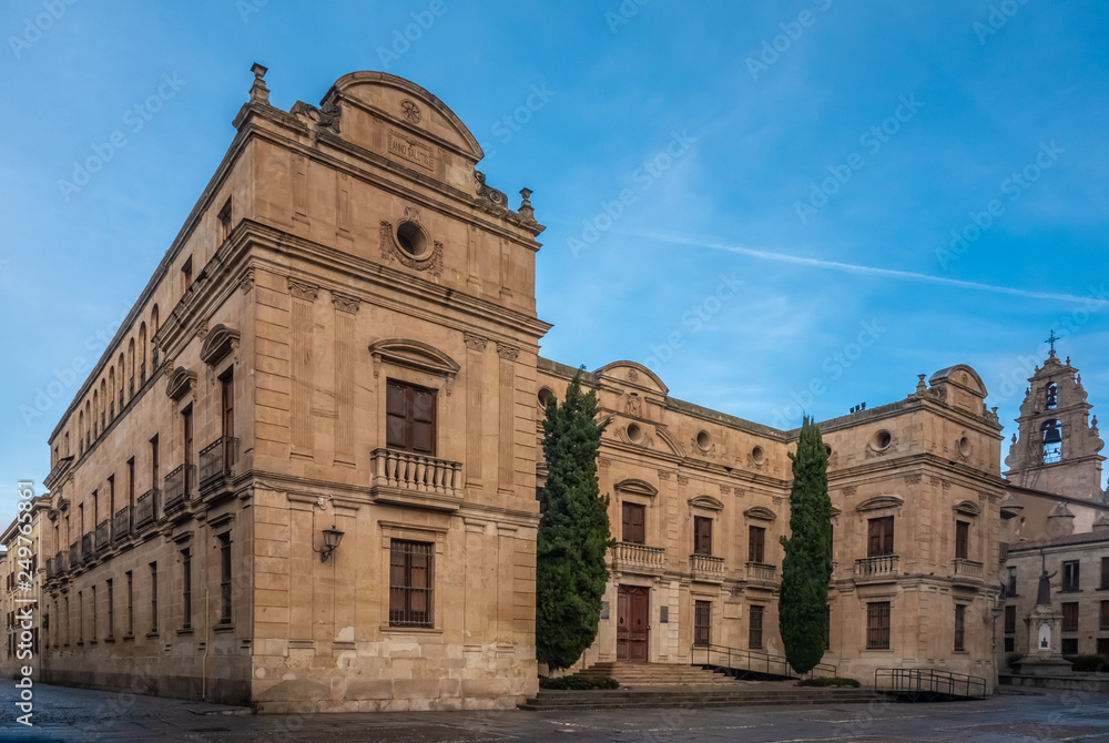 Fototapeta premium The University of Salamanca, Castile and León, Spain. Founded in 1134 it is the oldest university in the Hispanic world and the third oldest university in the entire world still in operation.