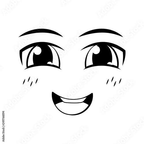 Wallpaper Mural face expression cartoon Torontodigital.ca