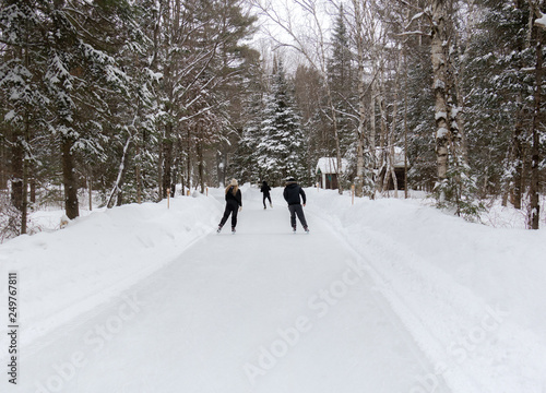 3 Skaters on the Trail