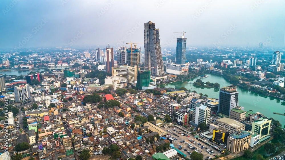 Aerial. Colombo - commercial capital and largest city of Sri Lanka. Aerial. Colombo - commercial capital and largest city of Sri Lanka.