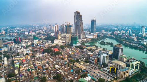 Aerial. Colombo - commercial capital and largest city of Sri Lanka. © mariusltu