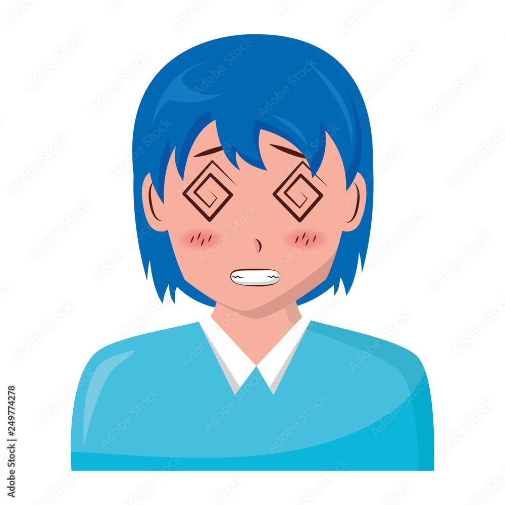 anime girl manga portrait character anime girl manga portrait character