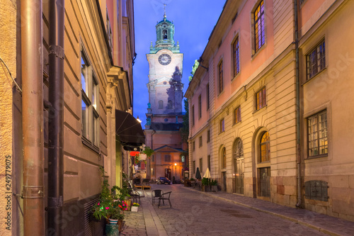 Church Storkyrkan in Stockholm, Sweden