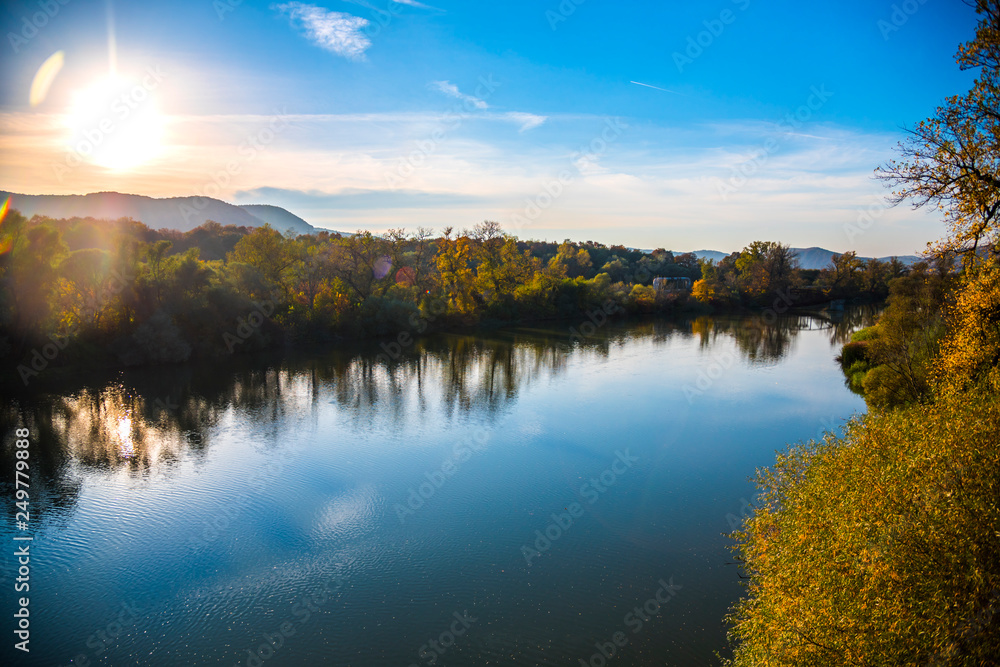Fototapeta premium Morning on the river
