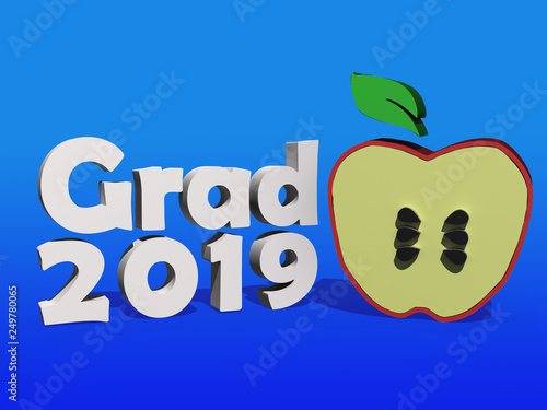 Grad 2019 With an Apple 