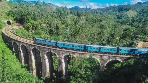 Obraz Słynny Most Demodara Dziewięć Łuków. Ella, Sri Lanka.