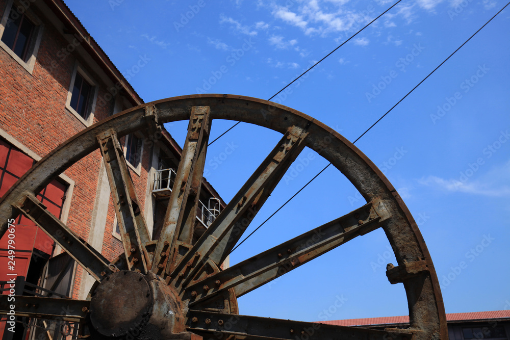 The plant and equipment of a coal mine