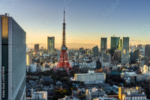 Tokyo Tower and skyline