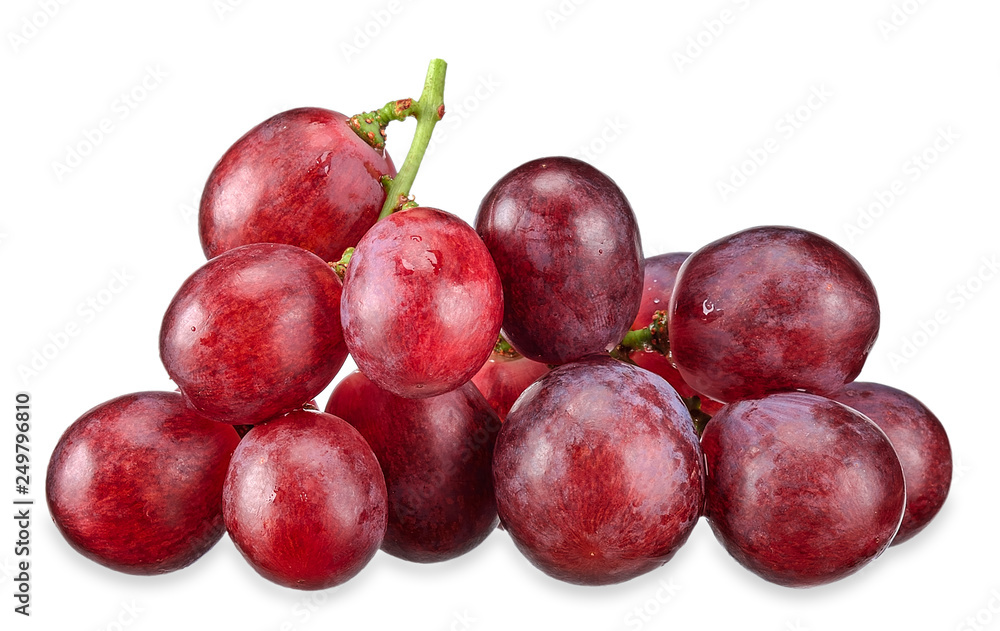 Fresh grape isolated on white clipping path Fresh grape isolated on white clipping path