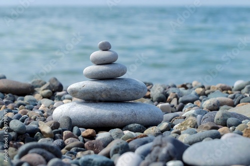 symbol of tranquility on the seashore