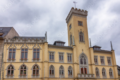Rathaus der Stadt Greiz in Thüringen, Deutschland