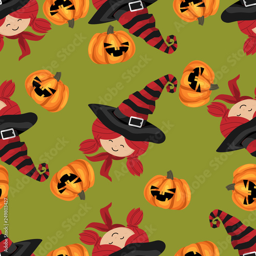 Halloween seamless pattern.