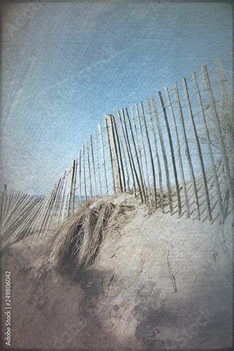 Tableau sur toile Formby Beach seascapes