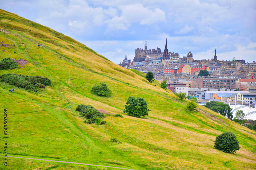 Edinburgh Scotland view from Arthur's Seat