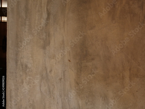 brown concrete wall background,dirty cement floor