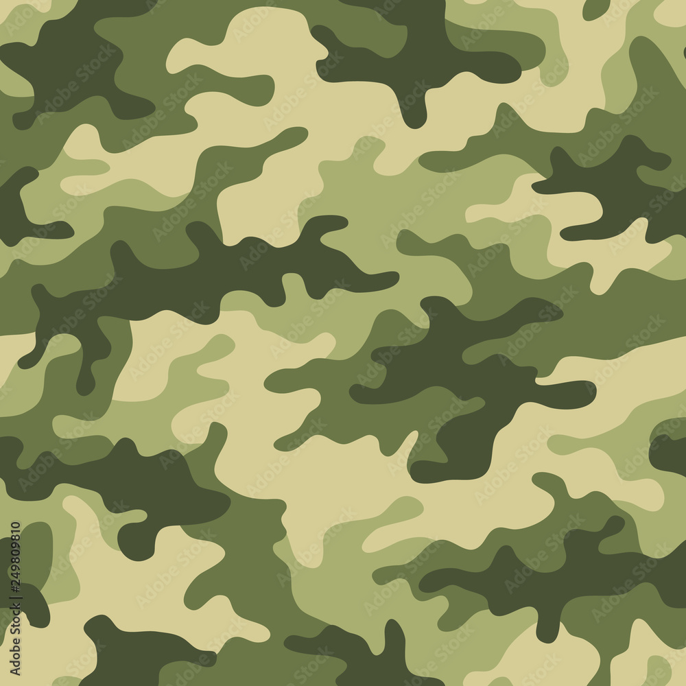 Seamless camouflage pattern. Khaki texture, vector illustration. Camo print background. Abstract military style backdrop Seamless camouflage pattern. Khaki texture, vector illustration. Camo print background. Abstract military style backdrop
