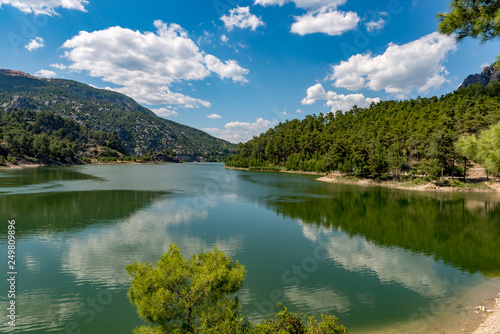 Bucak, Burdur - Turkey. June 14, 2017. Karacaoren Barrage in Bucak, Burdur - Turkey. photo