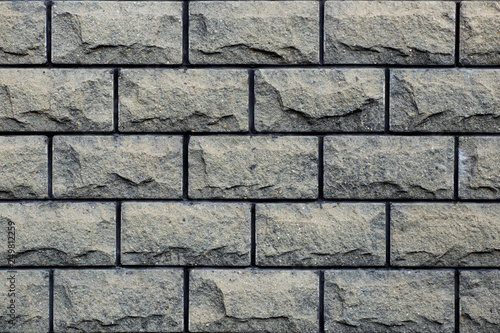 Texture of a stone wall. Old castle stone wall texture background. Part of a stone wall, for background or texture