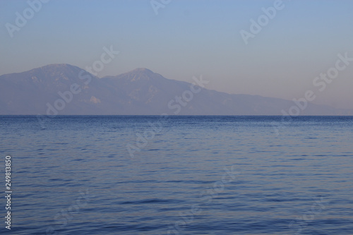Aegean Sea. Coast of the Aegean Sea in Turkey. Kusadasi.