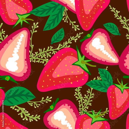 Colourful forest berries