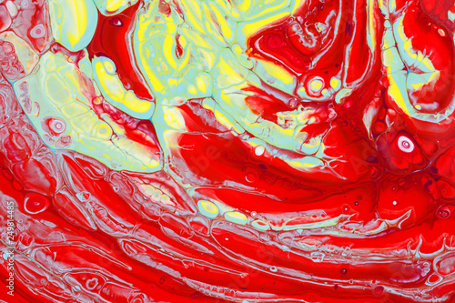 Abstract picture of red paints