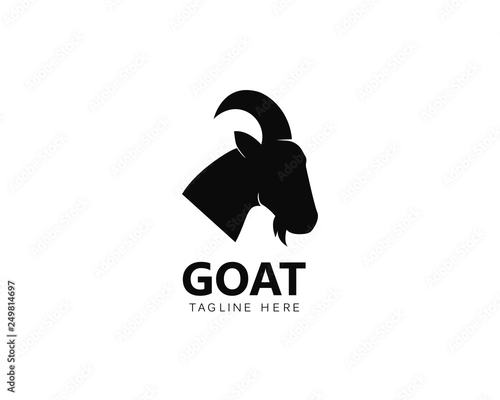 Goat Logo Template vector icon illustration design Goat Logo Template vector icon illustration design