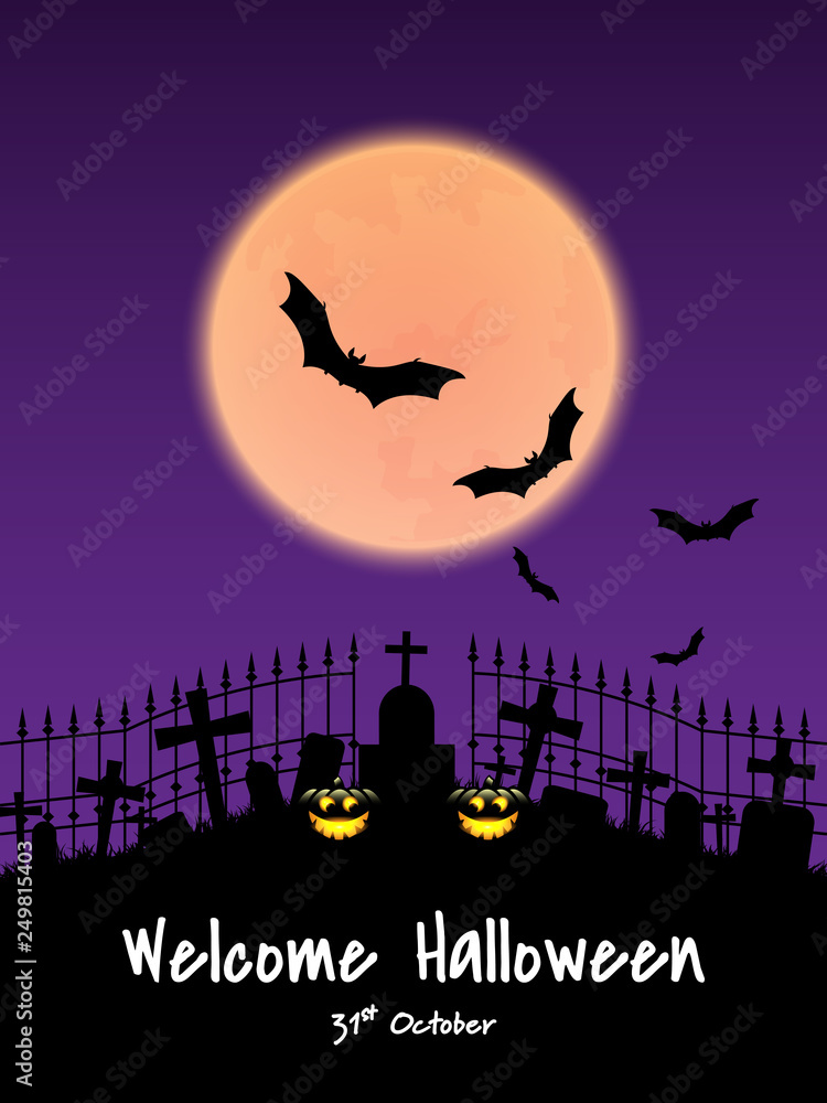 Halloween background with Happy Halloween text. Halloween background with Happy Halloween text.