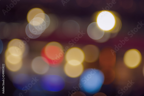 Abstract Light Bokeh Background