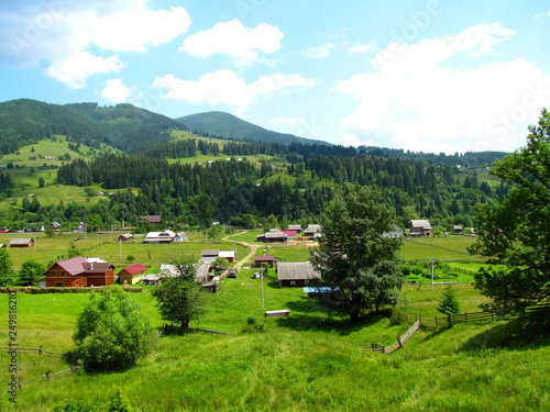 houses in the mountains