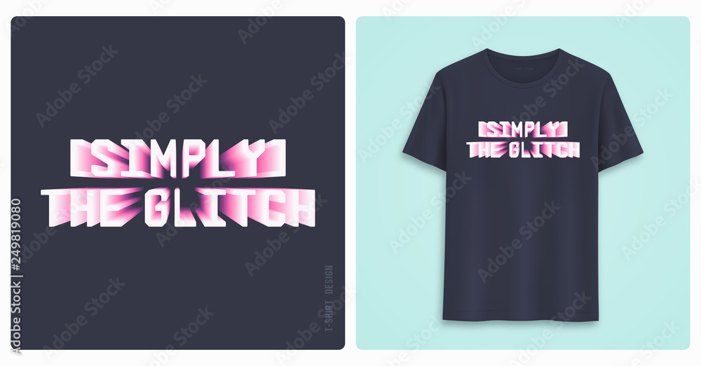 Graphic tee shirt design, print with styled text. Graphic tee shirt design, print with styled text.