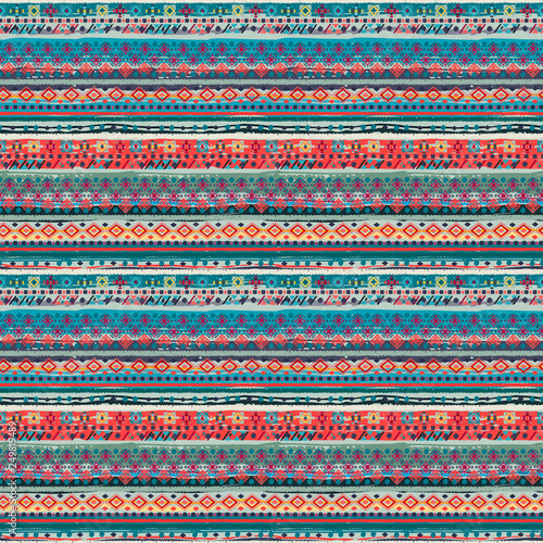 Ethnic boho seamless pattern