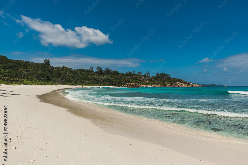 Empty Seychelles Beach