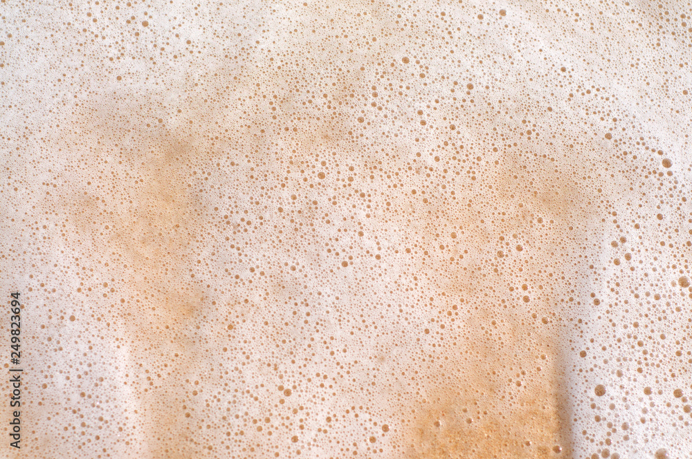 Sand and wave foam in Bali